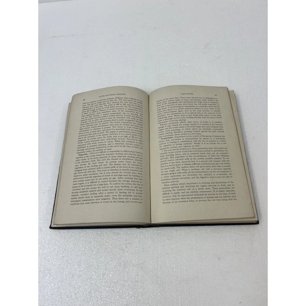 The Practice of Veterinary Medicine by D. H. Udall 1943 4th Ed HC cattle disease